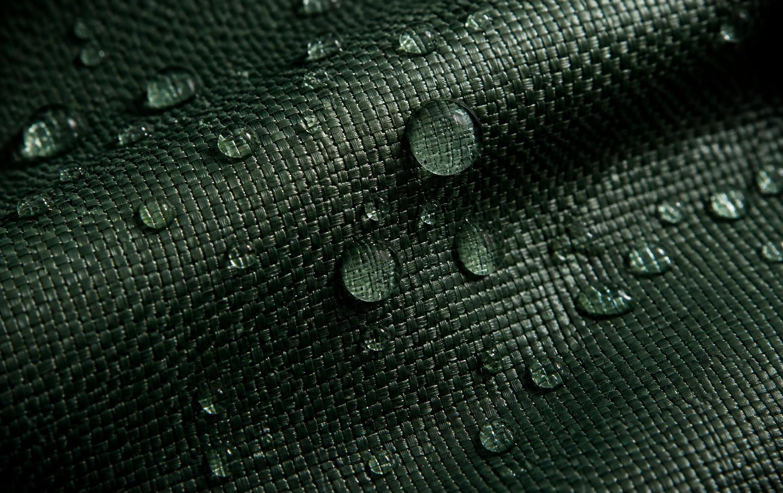 Macro detail of woven tarpaulin fabric